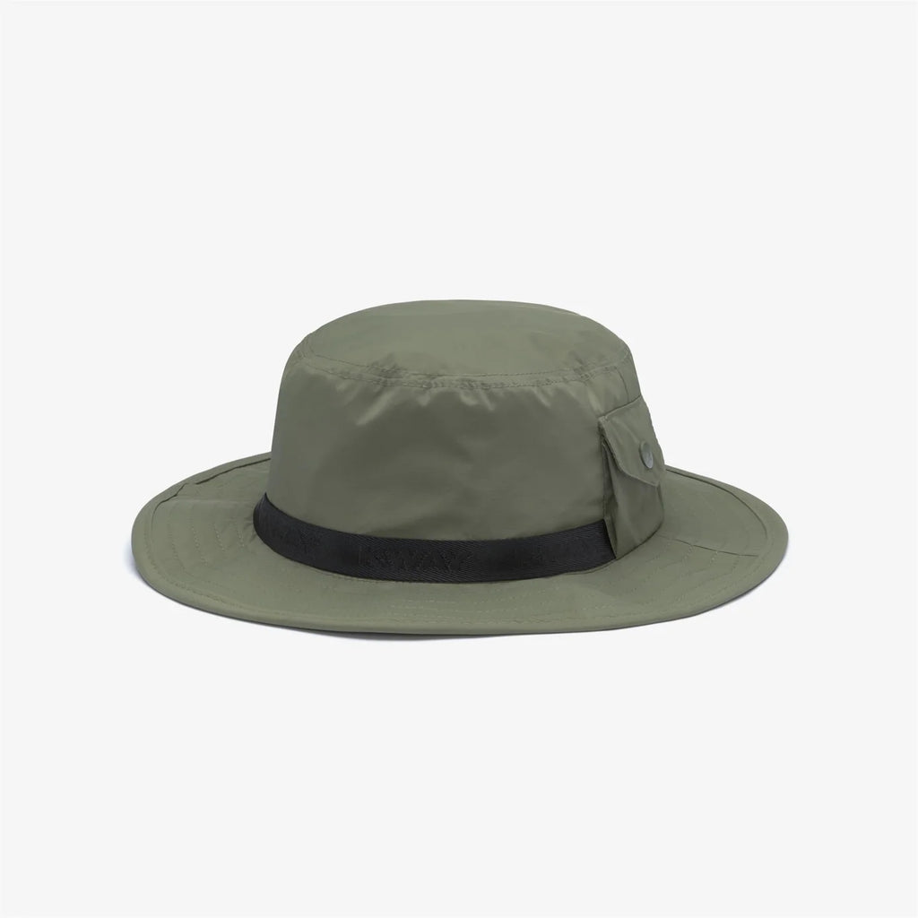 K-Way THABOR – Bucket Hat Tecnico Impermeabile Unisex - Green Lichen