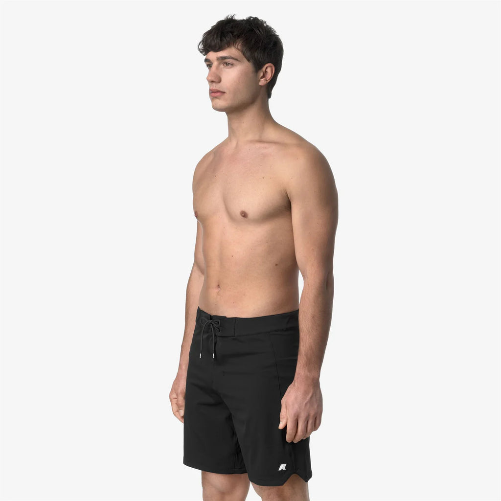 K-Way HAXLEY TEK STRETCH BEACH BLACK PURE – Costume Boxer Uomo Quick Dry