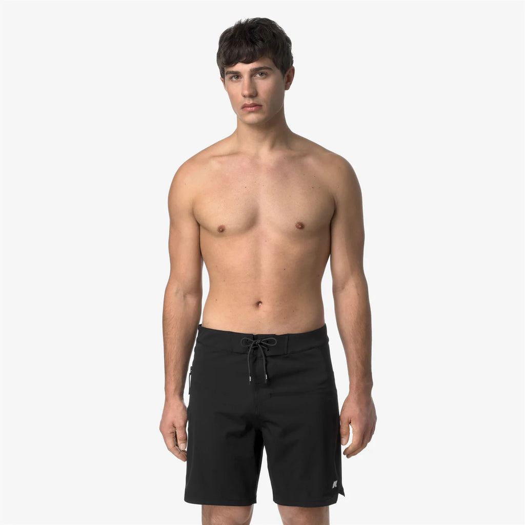 K-Way HAXLEY TEK STRETCH BEACH BLACK PURE – Costume Boxer Uomo Quick Dry