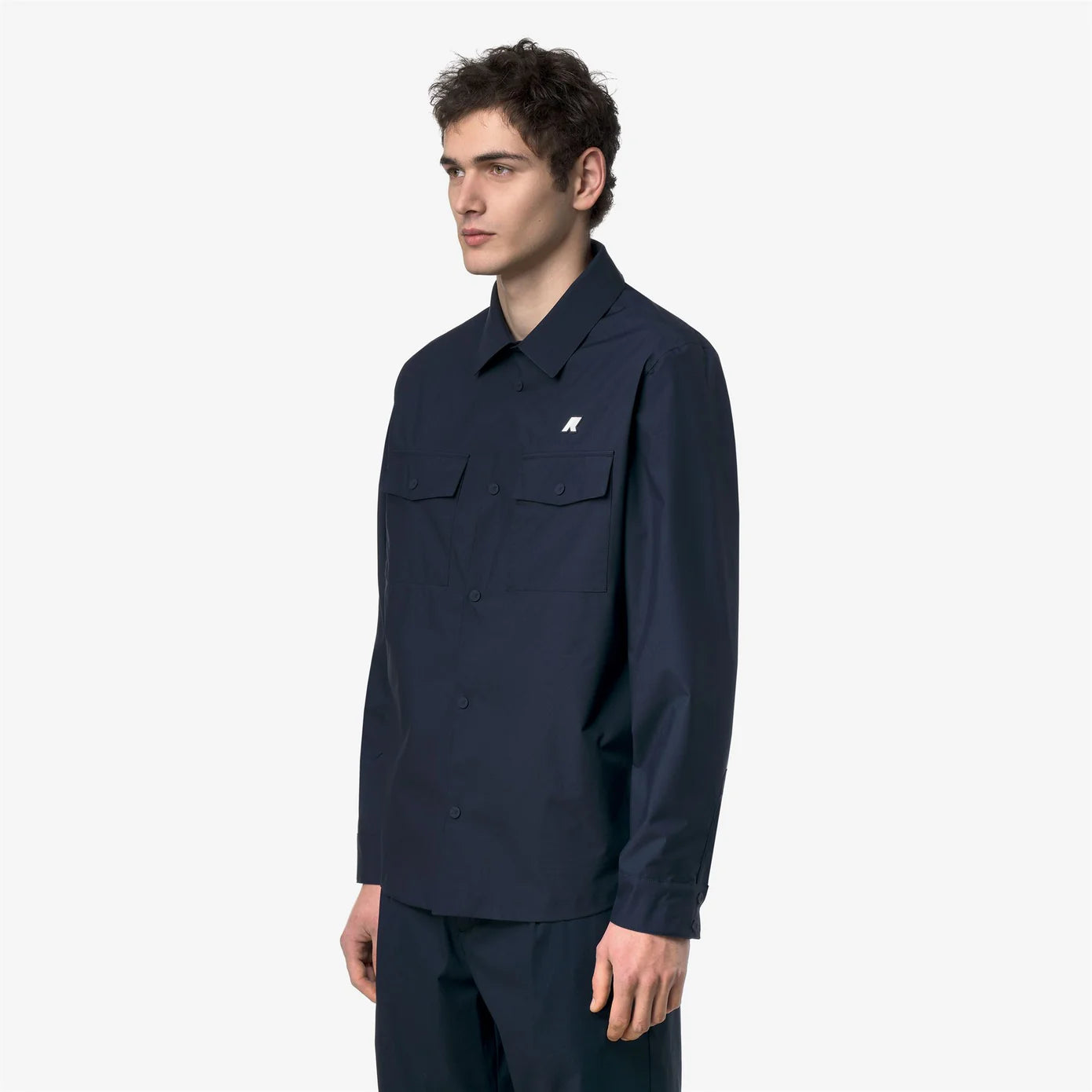 K-Way UMBERT STRETCH 2LAYERS  Blue Depth – Sovracamicia Tecnica Uomo