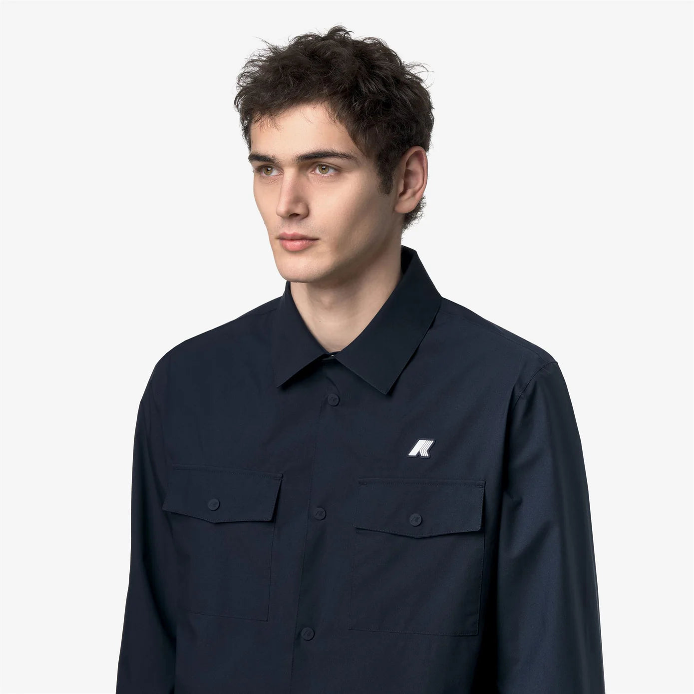 K-Way UMBERT STRETCH 2LAYERS  Blue Depth – Sovracamicia Tecnica Uomo