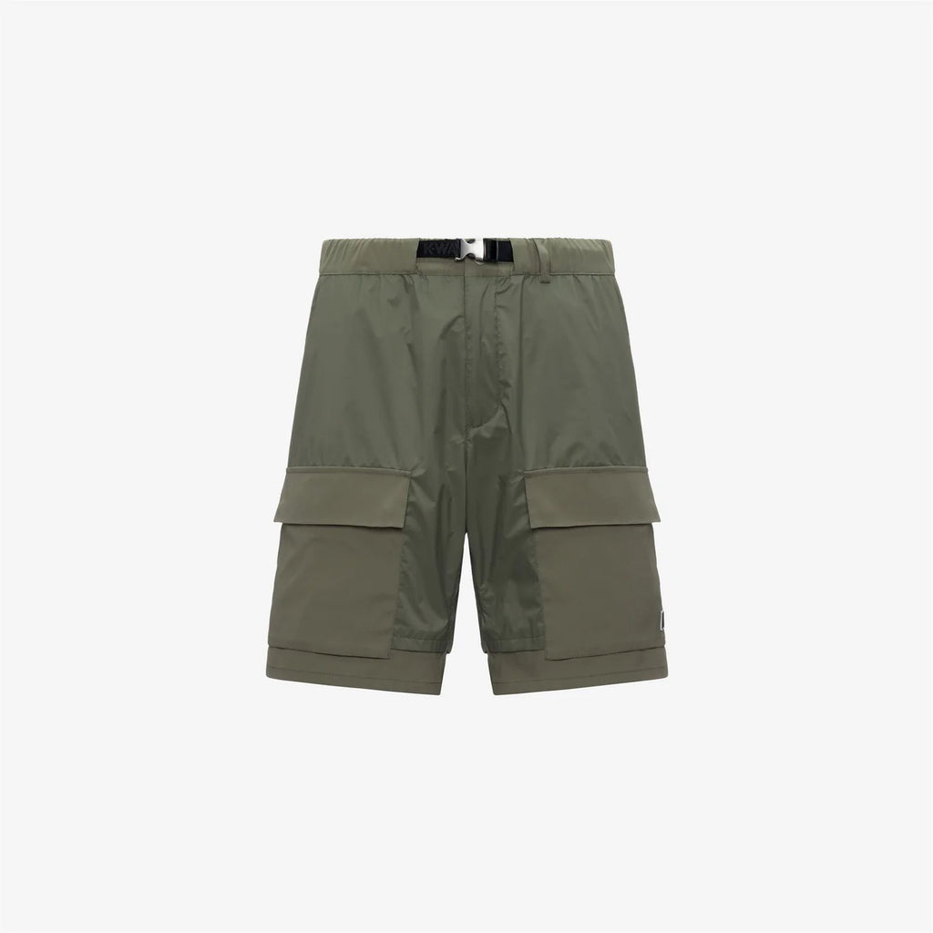 K-Way BREGER – Shorts Tecnici Uomo Outdoor - Green Lichen