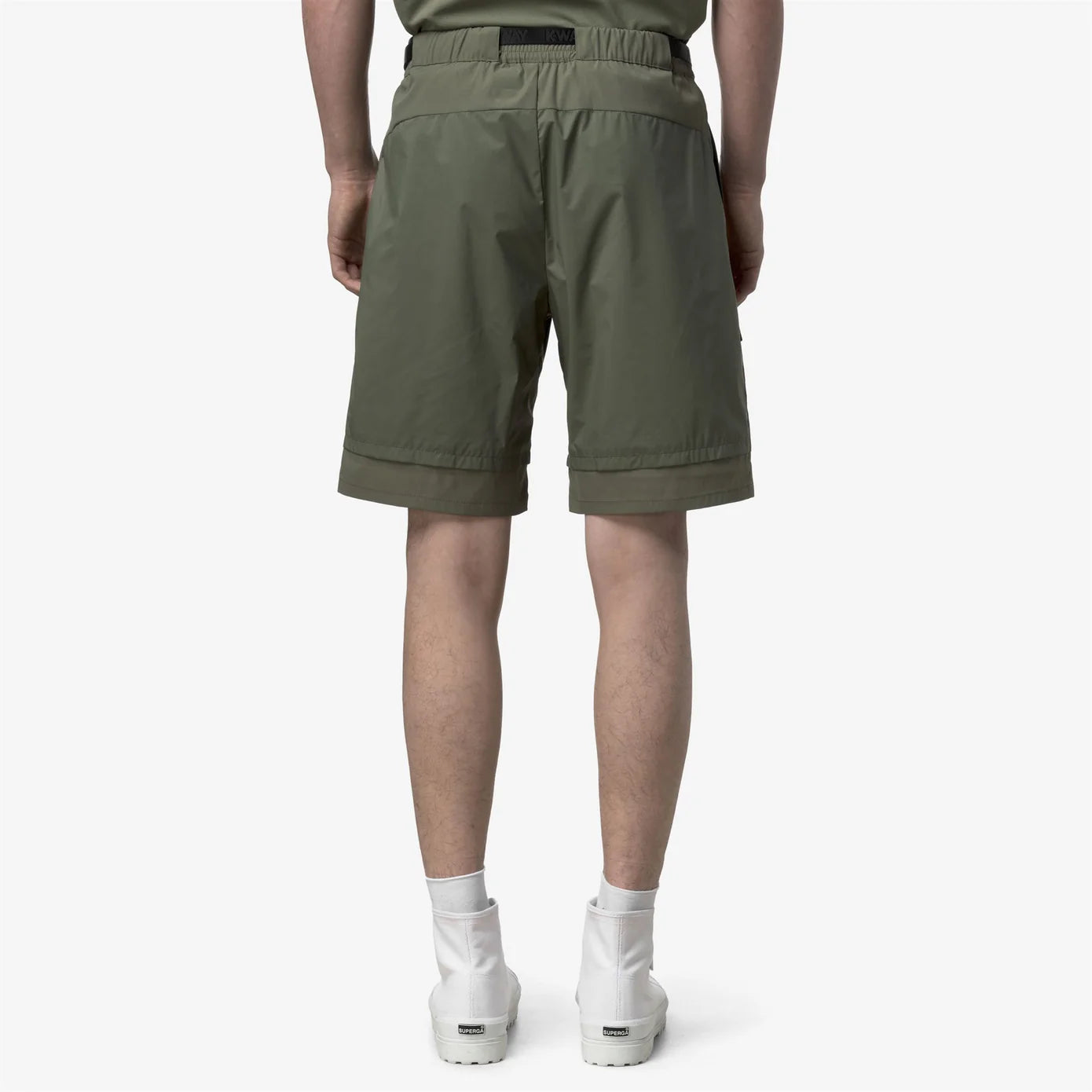 K-Way BERGER – Shorts Tecnici Uomo Outdoor - Green Lichen