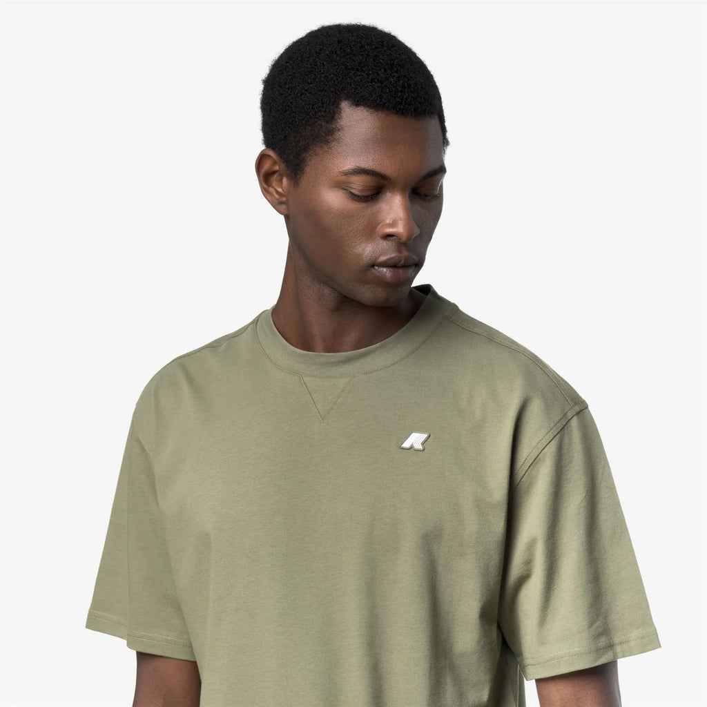 K-Way SOLO JERSEY TRIANGLE – T-Shirt Uomo Logo Iconico