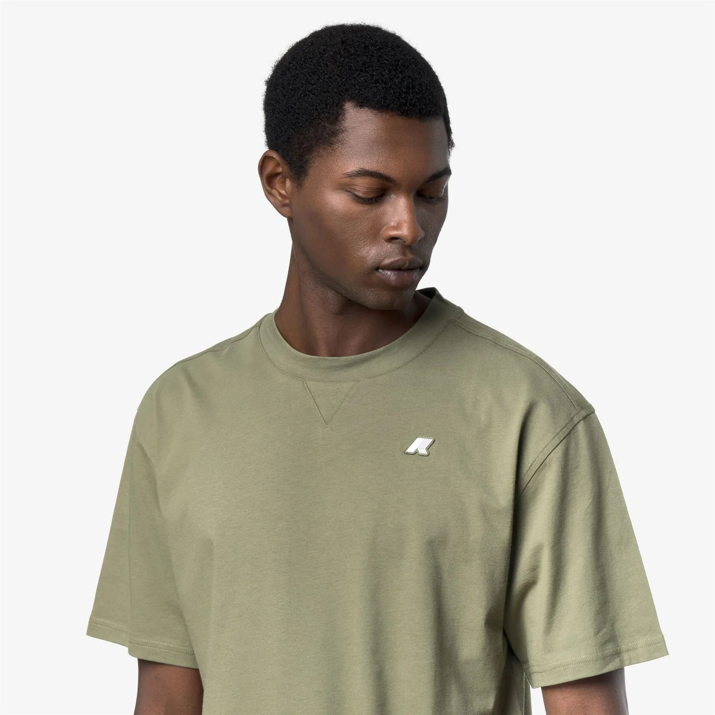 K-Way SOLO JERSEY TRIANGLE – T-Shirt Uomo Logo Iconico