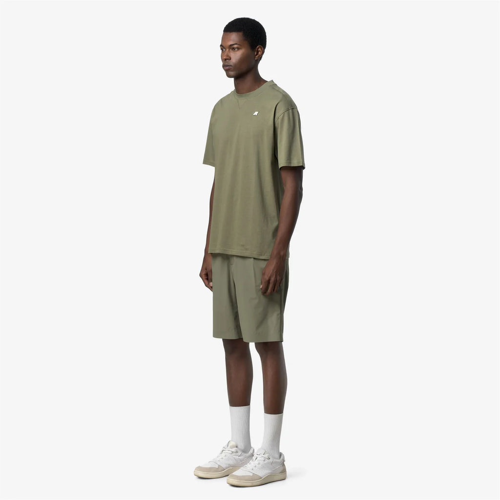 K-Way SOLO JERSEY TRIANGLE – T-Shirt Uomo Logo Iconico