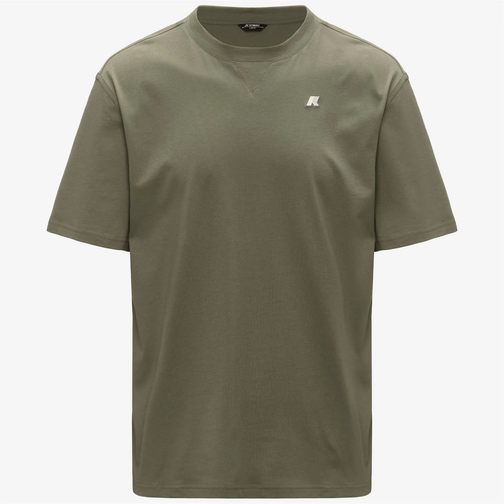 K-Way SOLO JERSEY TRIANGLE – T-Shirt Uomo Logo Iconico