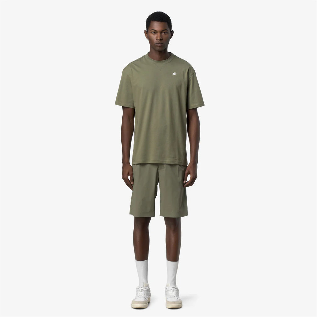 K-Way SOLO JERSEY TRIANGLE – T-Shirt Uomo Logo Iconico