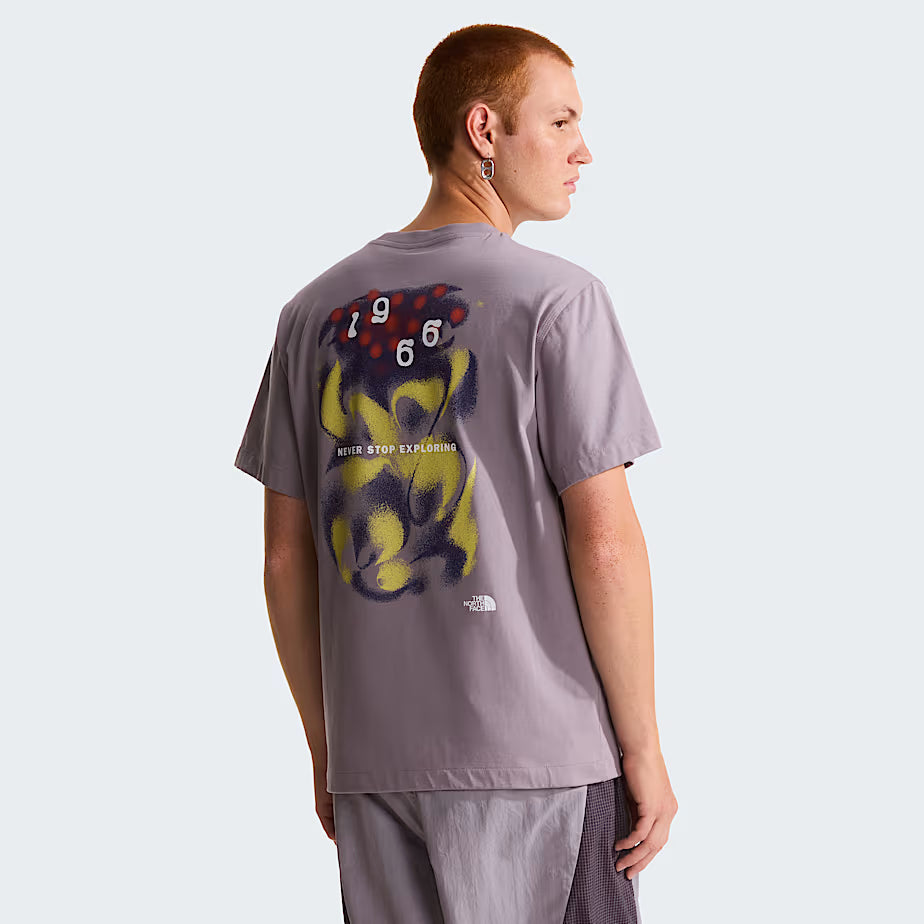 👕 The North Face 1966 Motion Relaxed Graphic T-Shirt Unisex - Transcendent Grey