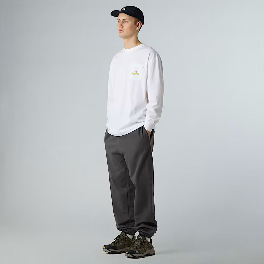 T-shirt THE NORTH FACE oversize a maniche lunghe Expedition Celebration unisex - TNF WHITE