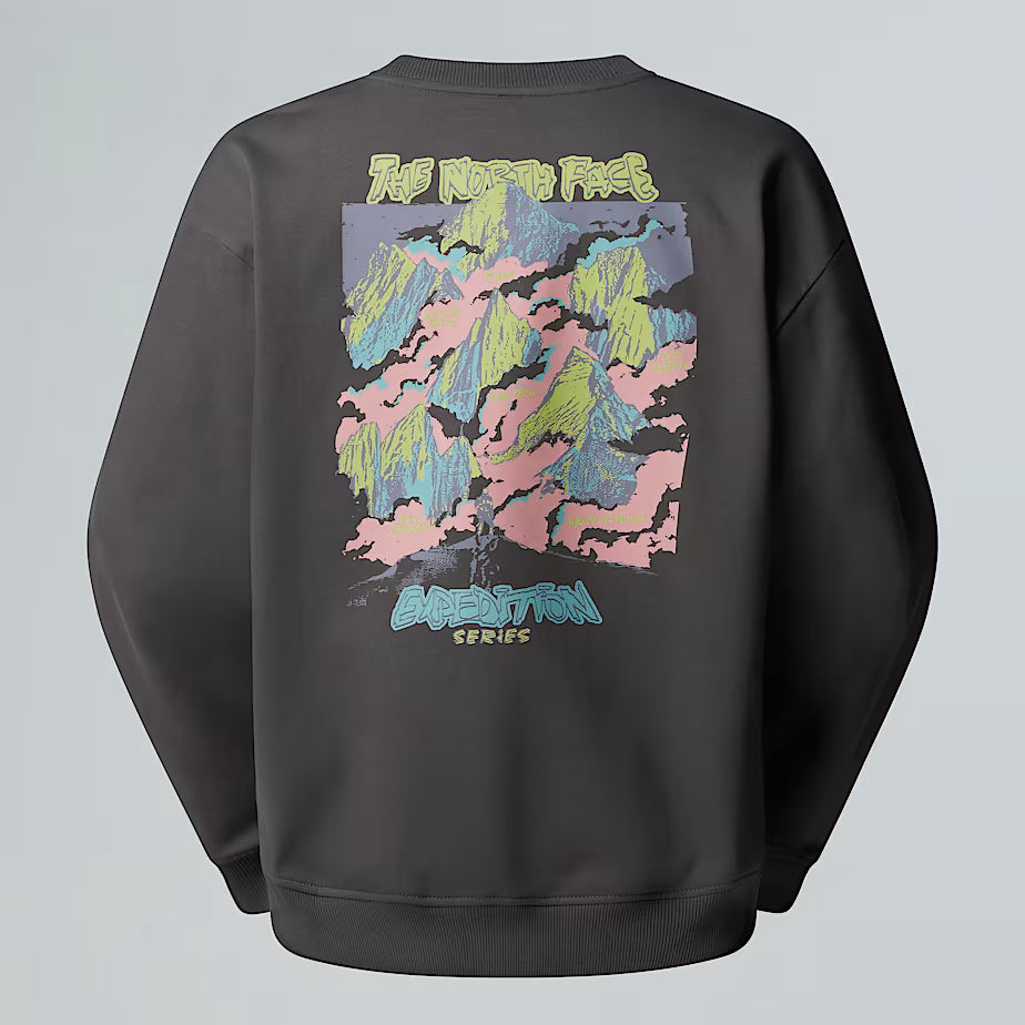 Felpa THE NORTH FACE Oversize Expedition Celebration Unisex – ANTHRACITE GREY