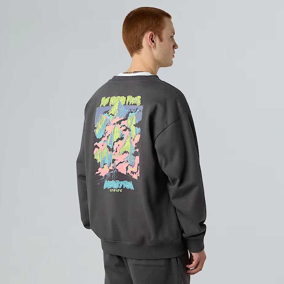 THE NORTH FACE Oversize Expedition Celebration Unisex Sweatshirt – ANTHRACITE GREY