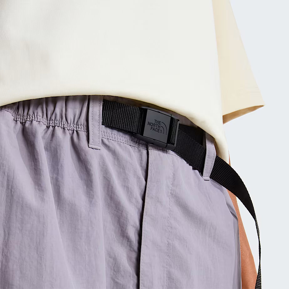 🩳 The North Face 1966 Motion Relaxed Graphic – NSE Belted Shorts Unisex - Transcendent Grey-Endless Dusk