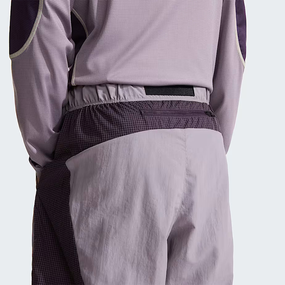 🩳 The North Face 1966 Motion Relaxed Graphic – NSE Belted Shorts Unisex - Transcendent Grey-Endless Dusk