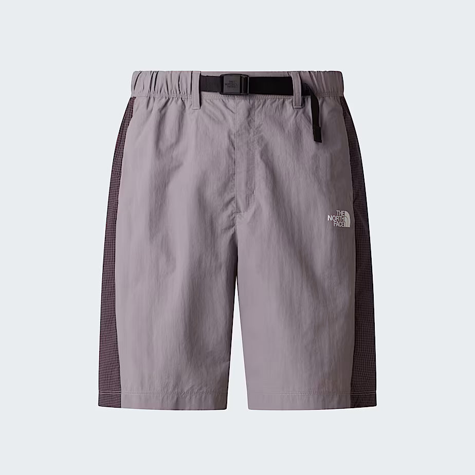🩳 The North Face 1966 Motion Relaxed Graphic – NSE Belted Shorts Unisex - Transcendent Grey-Endless Dusk