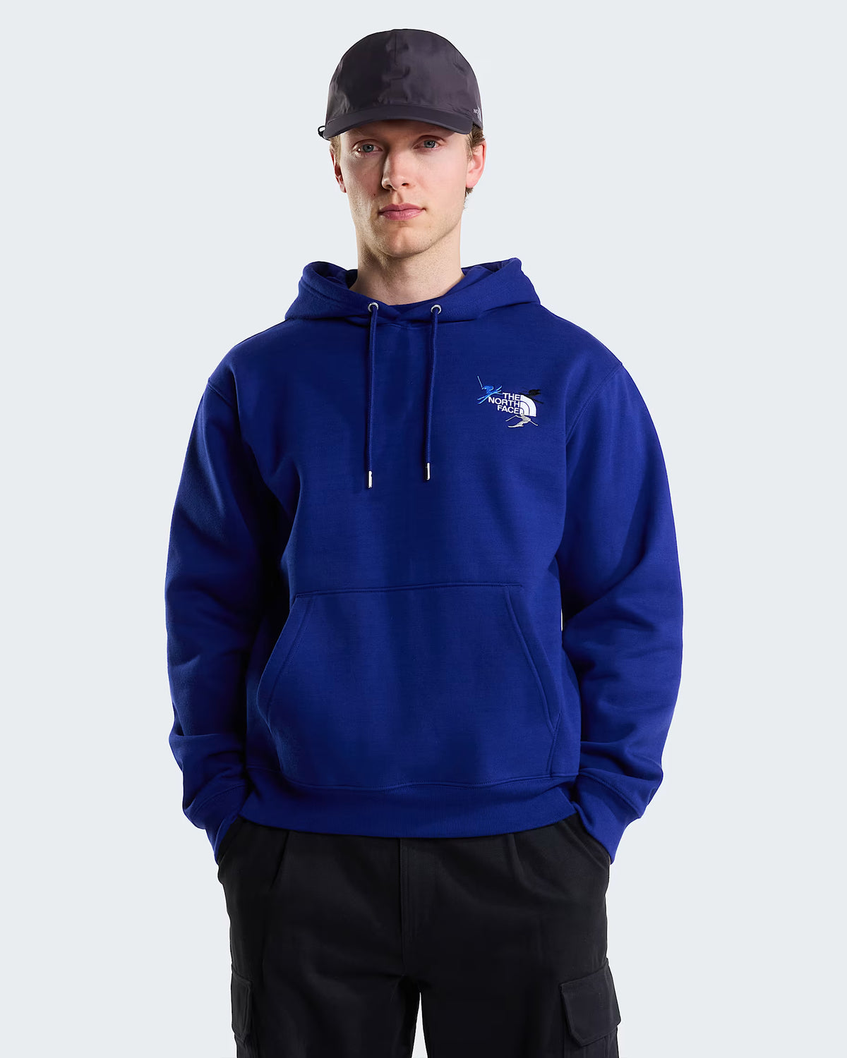 Felpa con Cappuccio The North Face Off Piste Embroidered Hoodie Unisex - Bold Blue