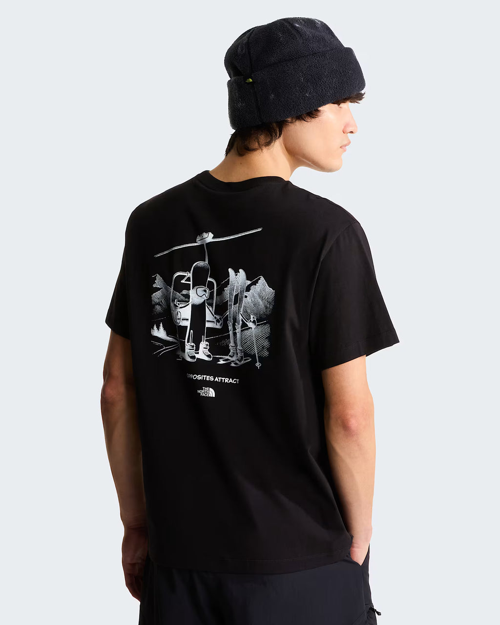 The North Face Opposites Attract Relaxed Graphic T-Shirt Unisex - Black