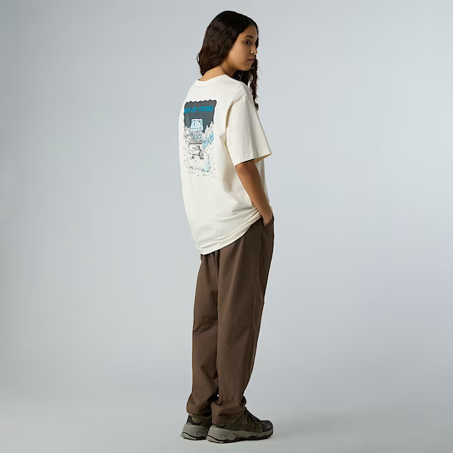 THE NORTH FACE Powder Days Relaxed Graphic Unisex T-shirt – WHITE DUNE