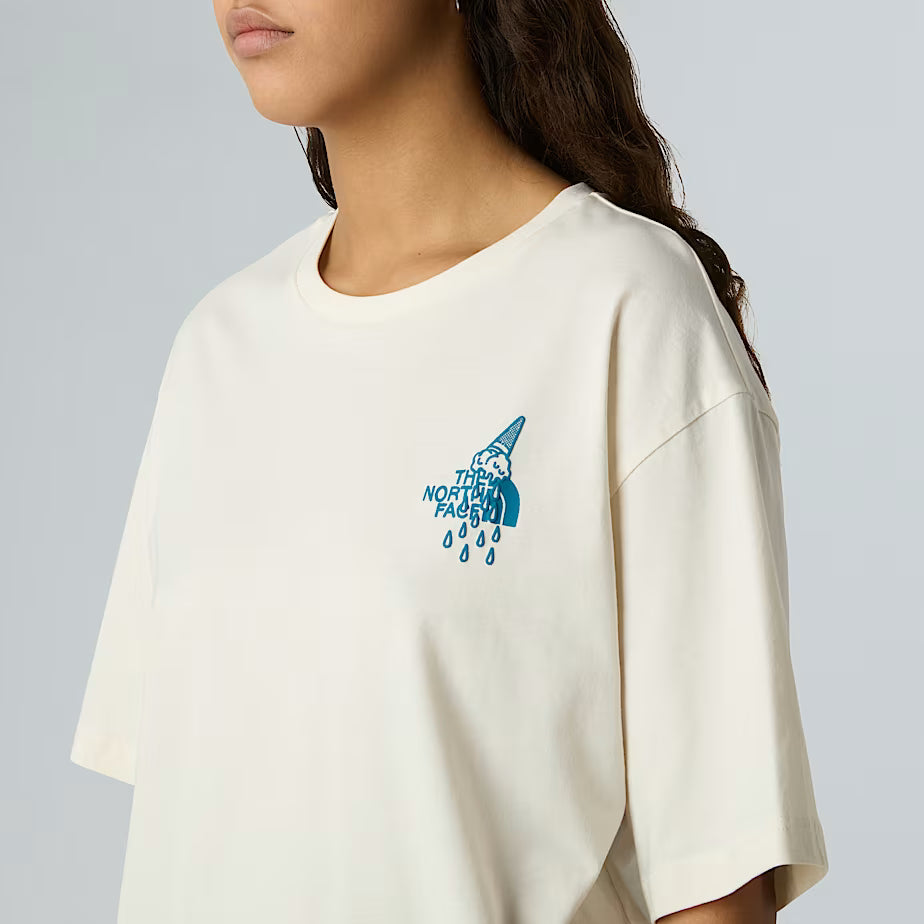 T-shirt THE NORTH FACE Powder Days Relaxed Graphic Unisex – WHITE DUNE