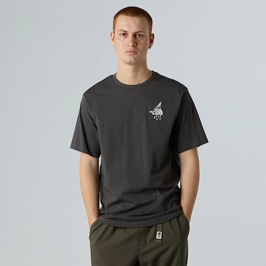 T-shirt THE NORTH FACE Powder Days Relaxed Graphic Unisex – ASPHALT GREY