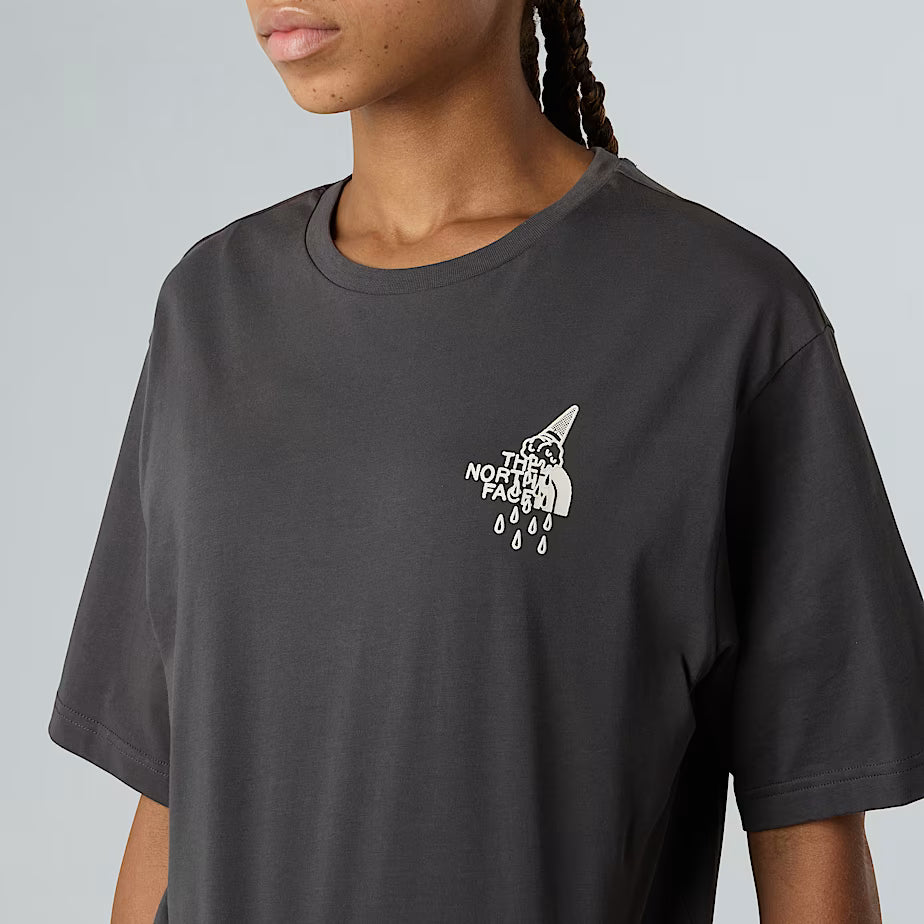 THE NORTH FACE Powder Days Relaxed Graphic Unisex T-shirt – ASPHALT GREY