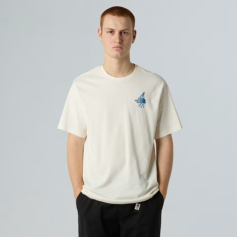 T-shirt THE NORTH FACE Powder Days Relaxed Graphic Unisex – WHITE DUNE