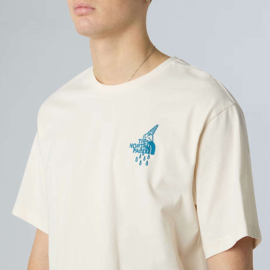 T-shirt THE NORTH FACE Powder Days Relaxed Graphic Unisex – WHITE DUNE