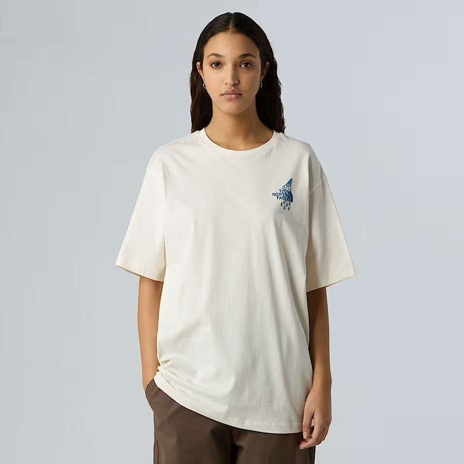 T-shirt THE NORTH FACE Powder Days Relaxed Graphic Unisex – WHITE DUNE