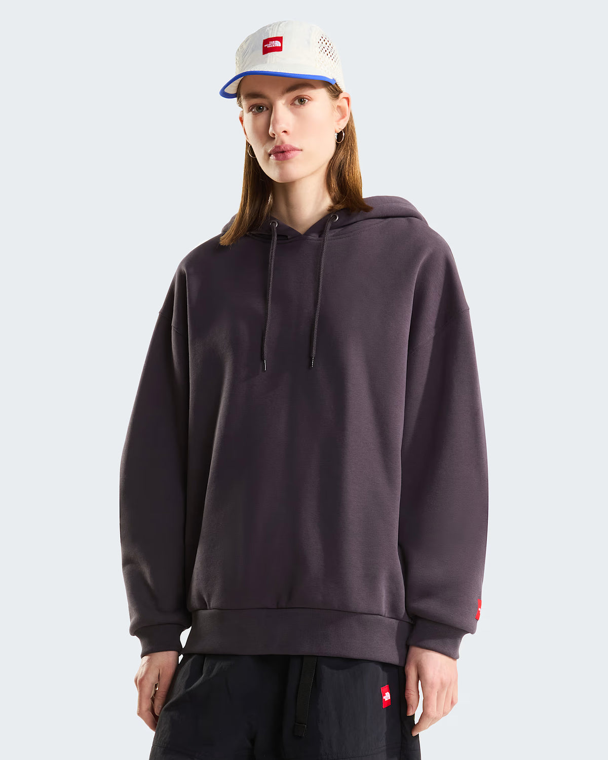 Felpa con Cappuccio The North Face Red Box Hoodie Unisex - Obsidian