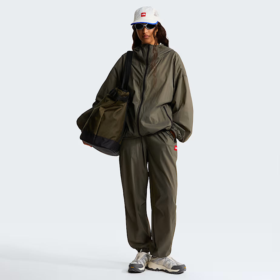 The North Face Red Box Packable Wind Jacket Unisex New Taupe Green