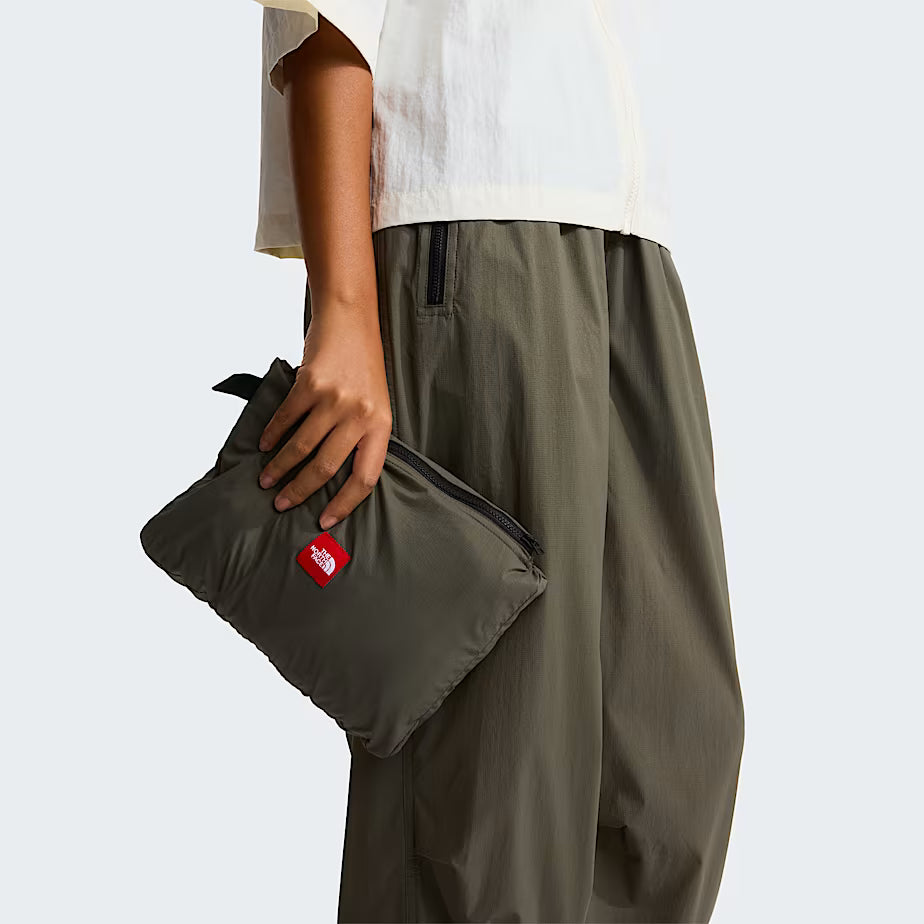 The North Face Red Box Packable Wind Jacket Unisex New Taupe Green