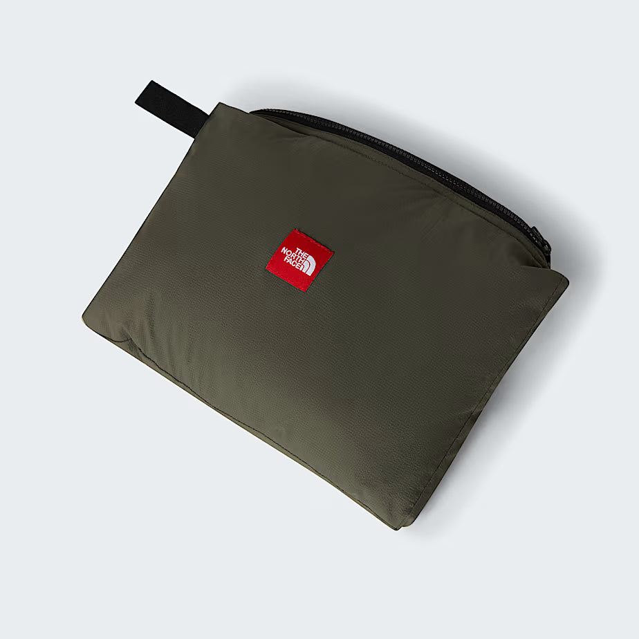 The North Face Red Box Packable Wind Jacket Unisex New Taupe Green