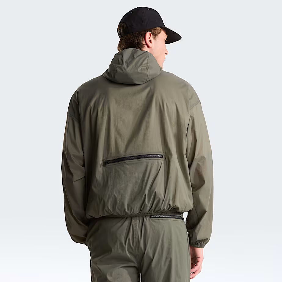 The North Face Red Box Packable Wind Jacket Unisex New Taupe Green