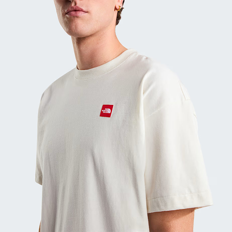 The North Face Red Box T-Shirt Oversize Unisex - White Dune