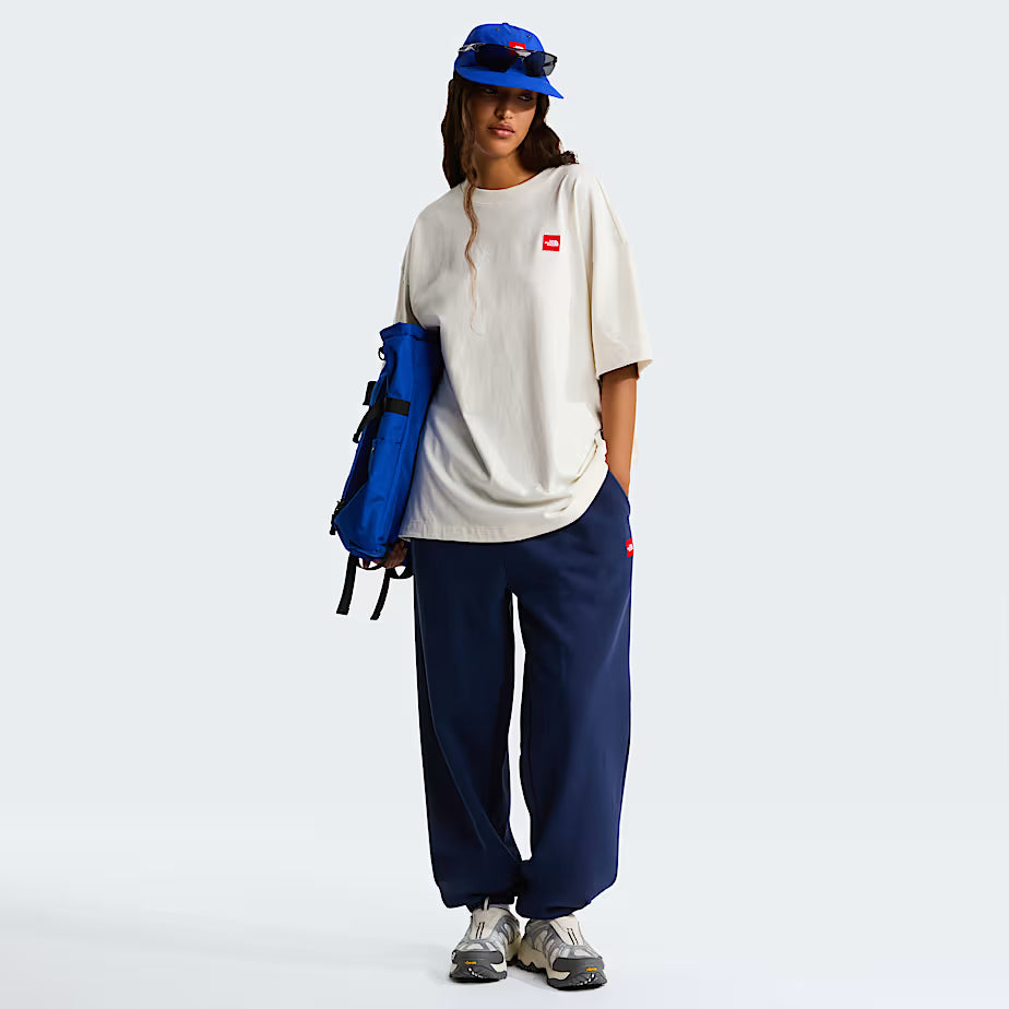 The North Face Red Box T-Shirt Oversize Unisex - White Dune