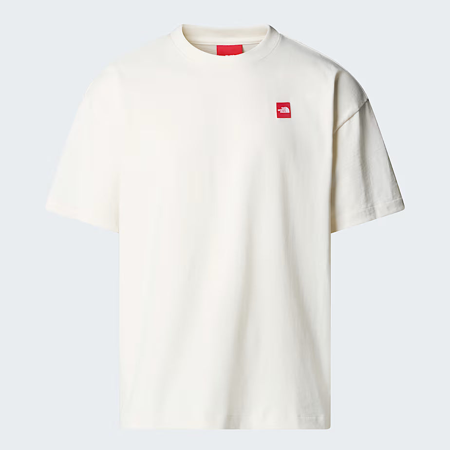 The North Face Red Box T-Shirt Oversize Unisex - White Dune