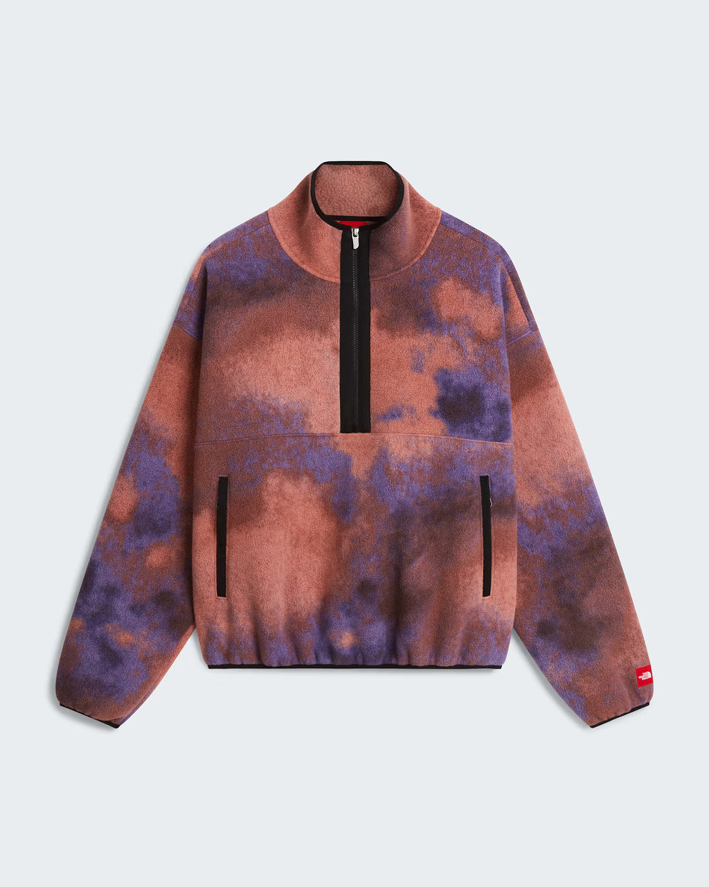 Pile con mezza cerniera TNF™ Red Box Printed unisex﻿ - Grounded Plum 1989 Catalogue Print