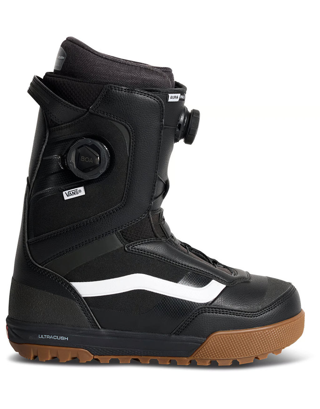 Vans Aura Pro 2.0 – Scarponi da Snowboard All-Mountain con Dual-Zone BOA® - Black White Gum