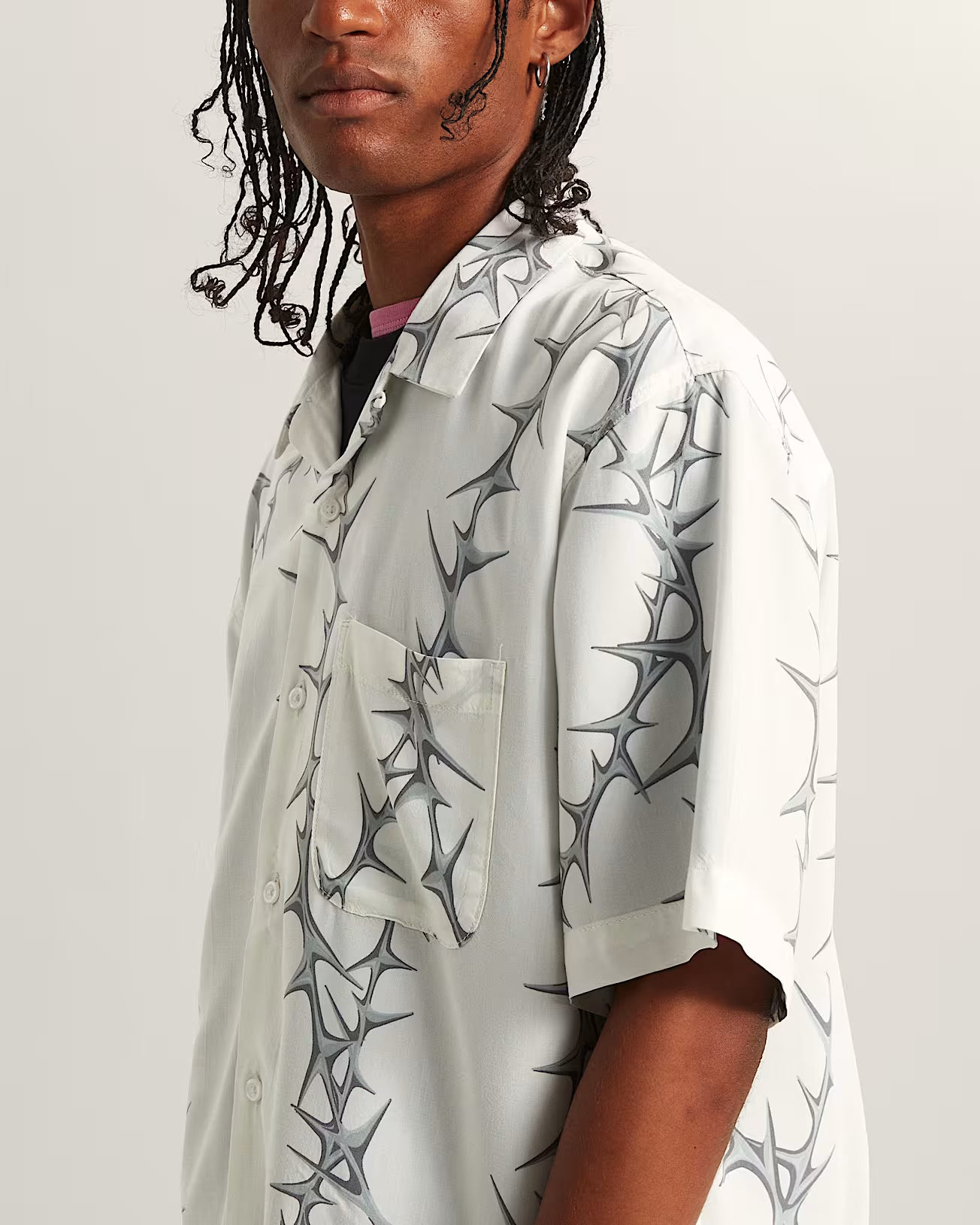 🌴 Vans Van Doren Printed Camp Shirt - White
