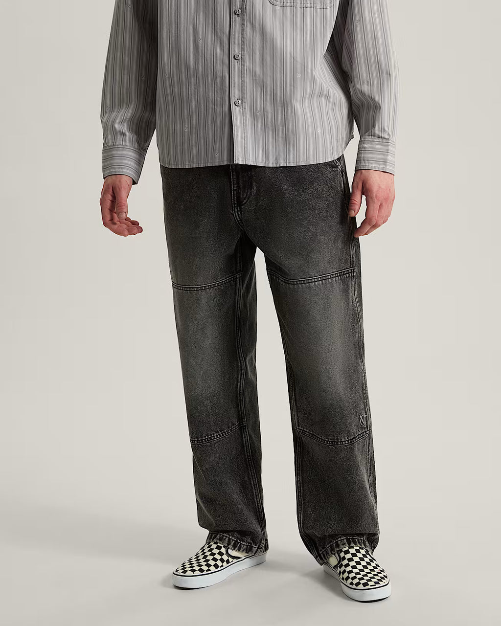 Vans X Rowan Double Knee Jeans 2.0 – Stonewash Black