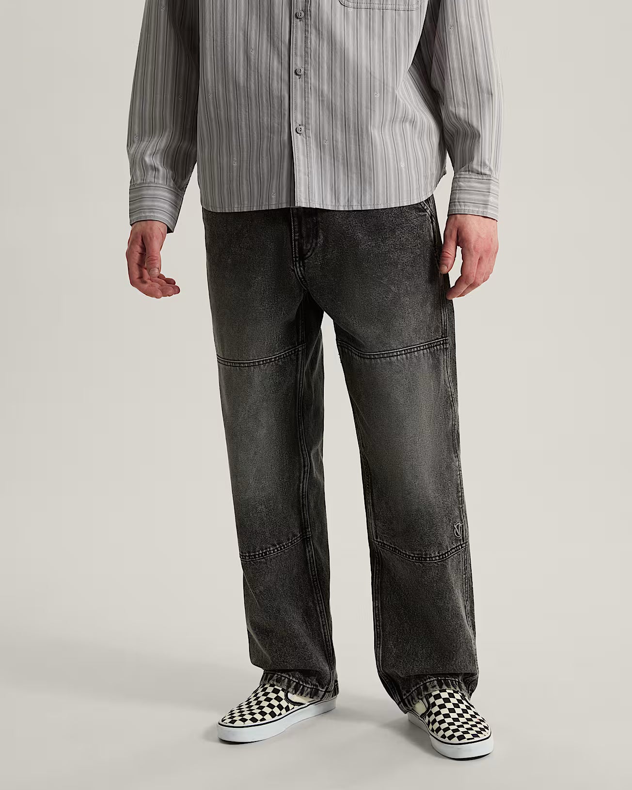 Vans X Rowan Double Knee Jeans 2.0 – Stonewash Black