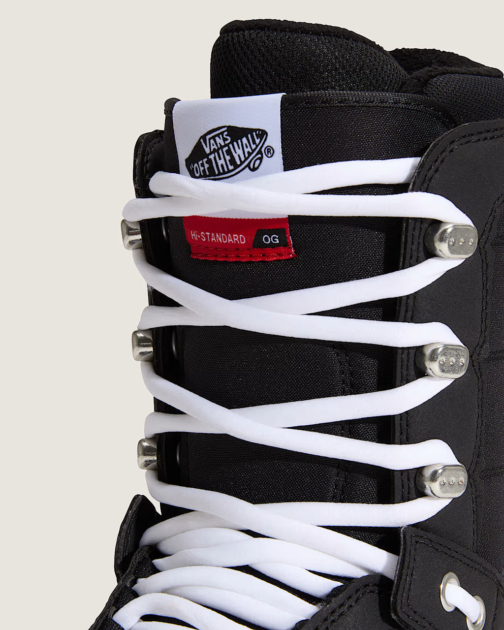 Scarponi da Snowboard Vans Hi-Standard OG Donna Snowboard Boots -  Black White
