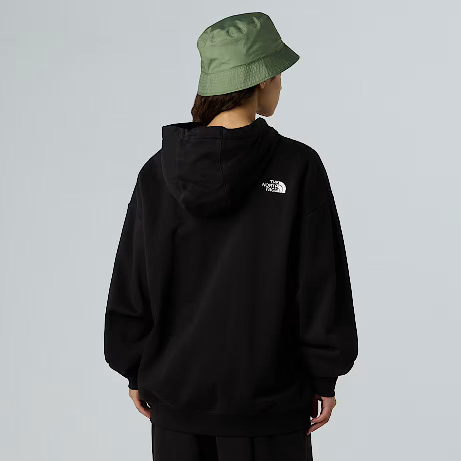 THE NORTH FACE Essential Oversize Hoodie for Women - TNF BLACK