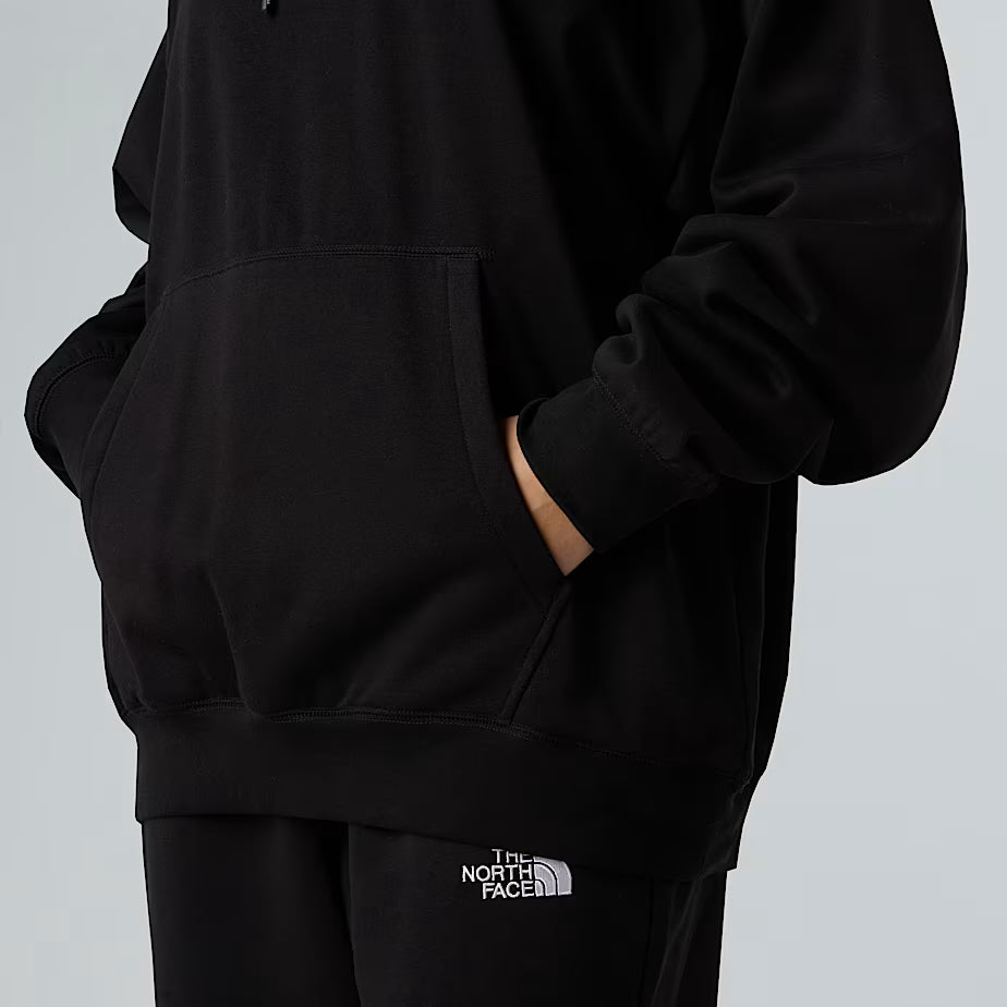 Felpa con Cappuccio THE NORTH FACE Essential Oversize da Donna - TNF BLACK