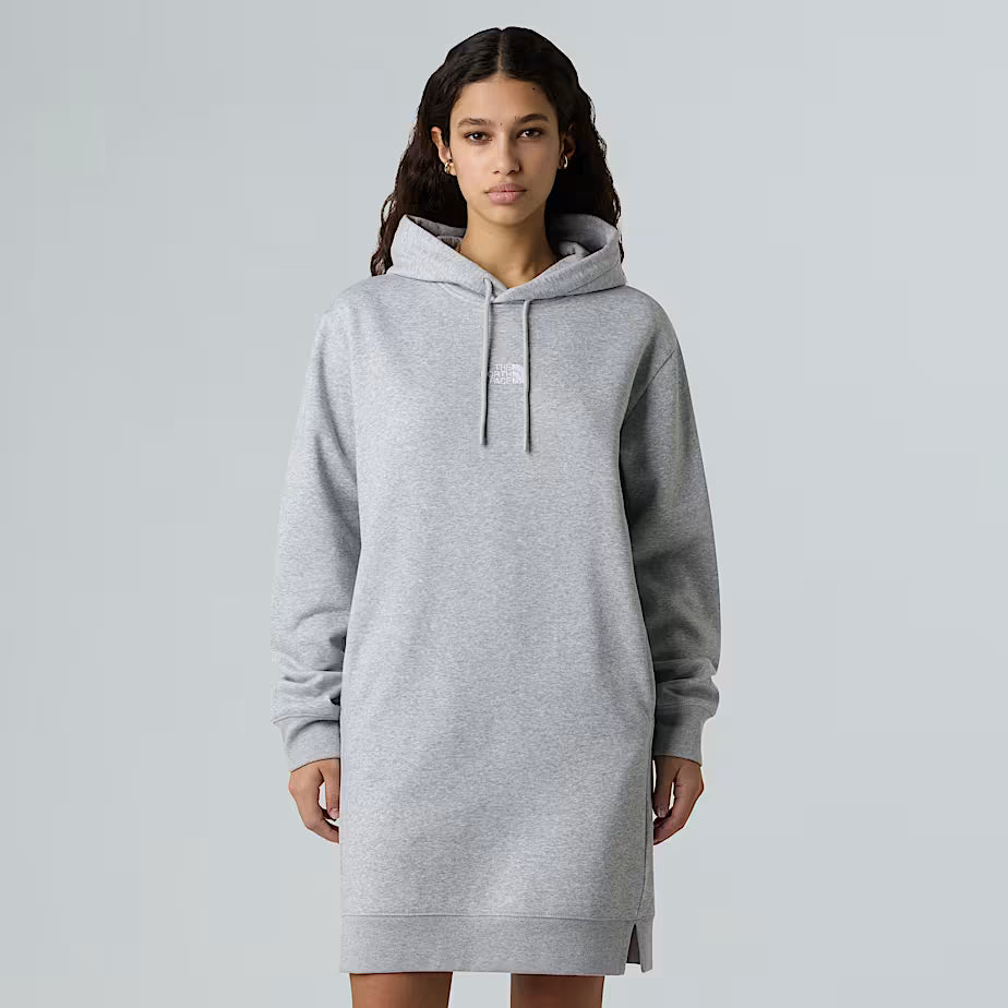 THE NORTH FACE Essential Relaxed Hooded Dress for Women - TNF Light Gray Heather