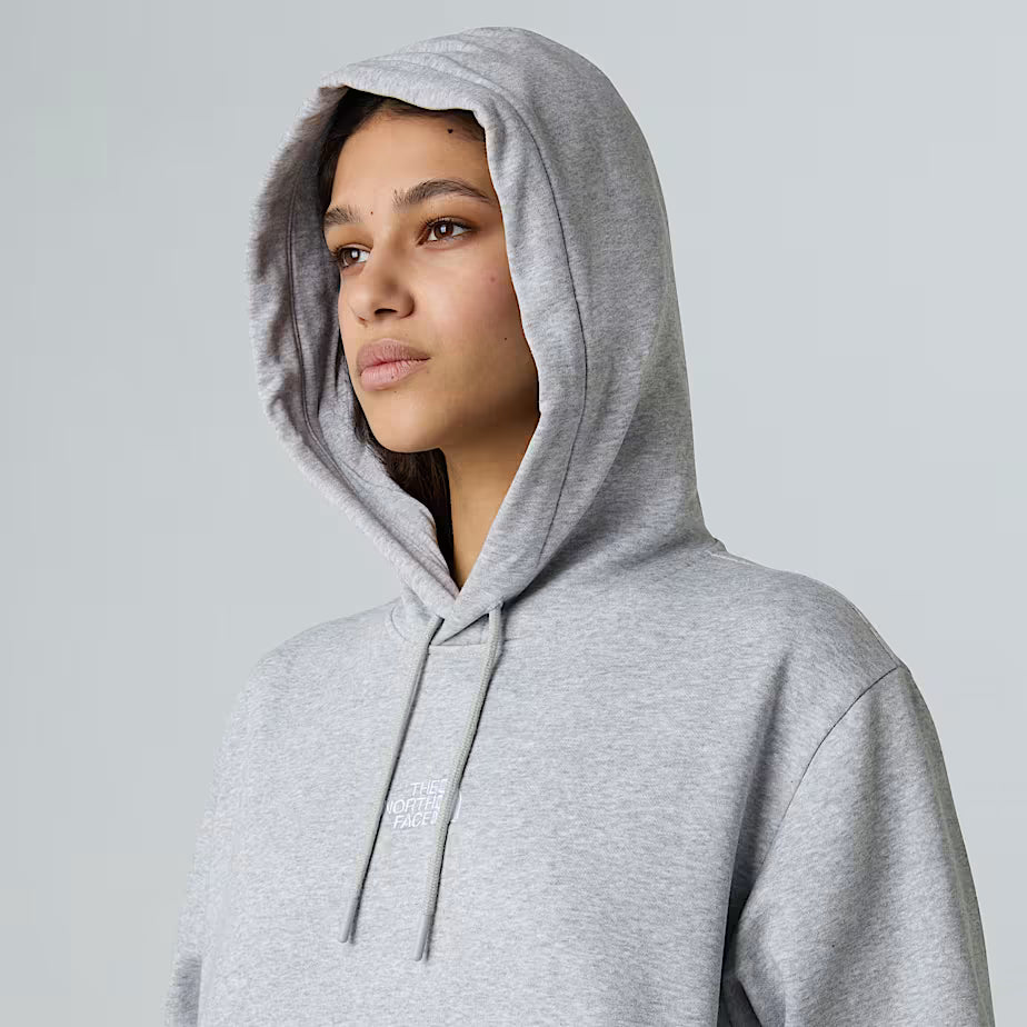 THE NORTH FACE Essential Relaxed Hooded Dress for Women - TNF Light Gray Heather