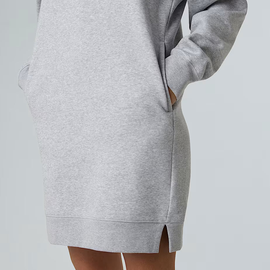 THE NORTH FACE Essential Relaxed Hooded Dress for Women - TNF Light Gray Heather