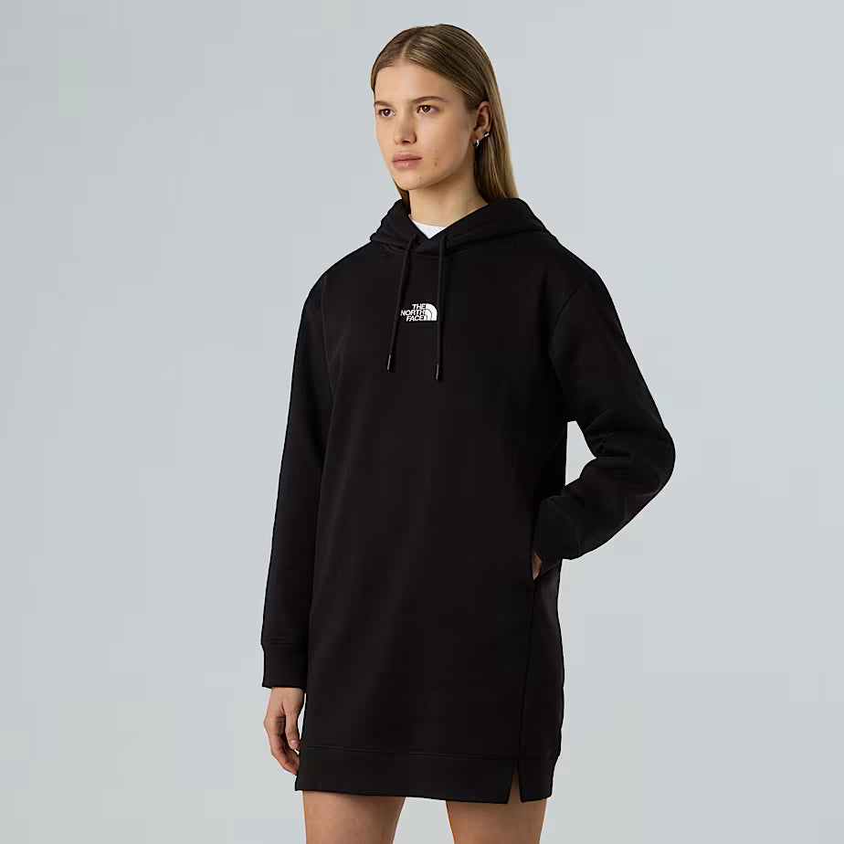 THE NORTH FACE Women's Essential Relaxed Hooded Dress - TNF BLACK