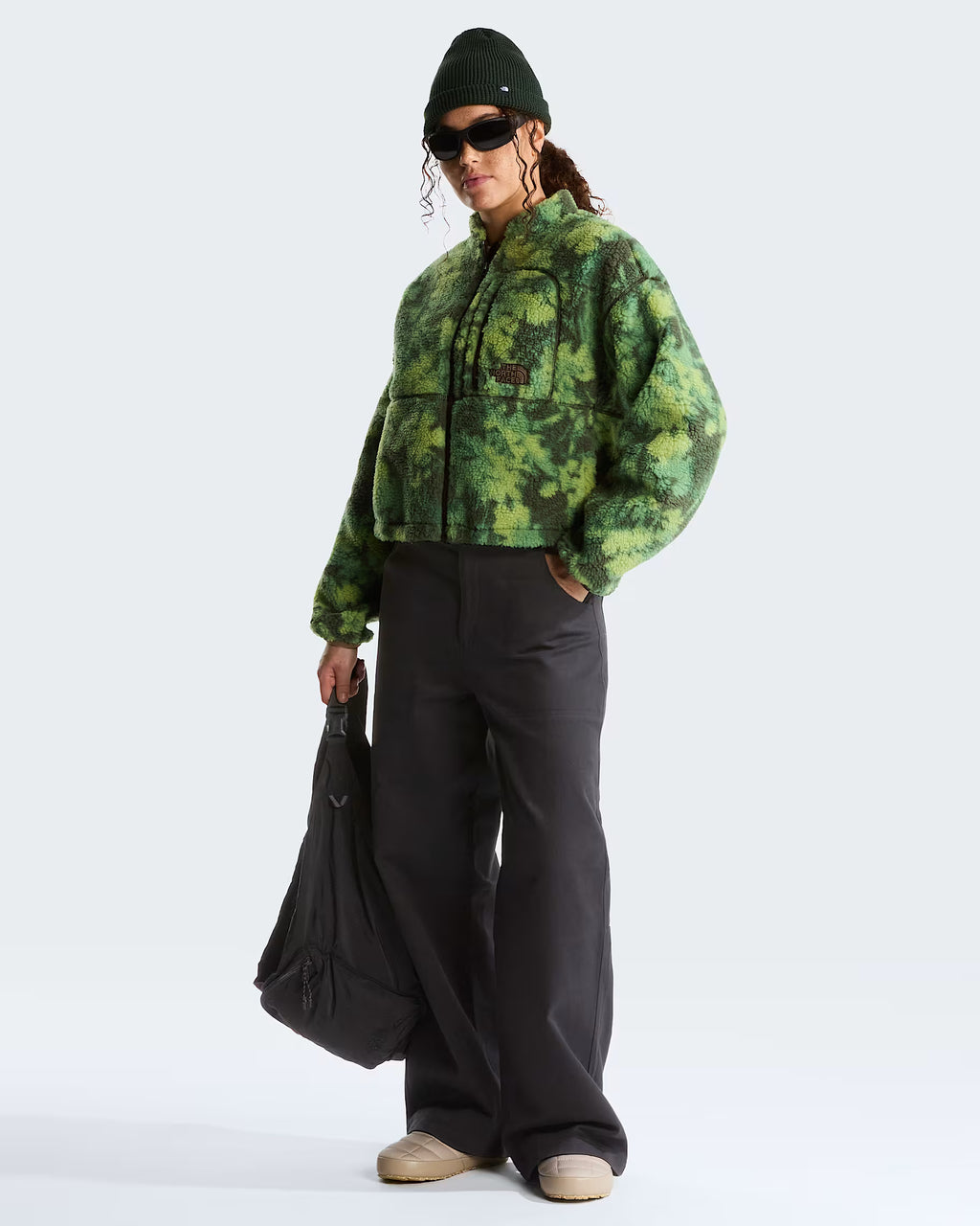 The North Face Extreme Pile 2 Printed – Giacca in Pile Donna - Woodland Green Yosemite Oak Print