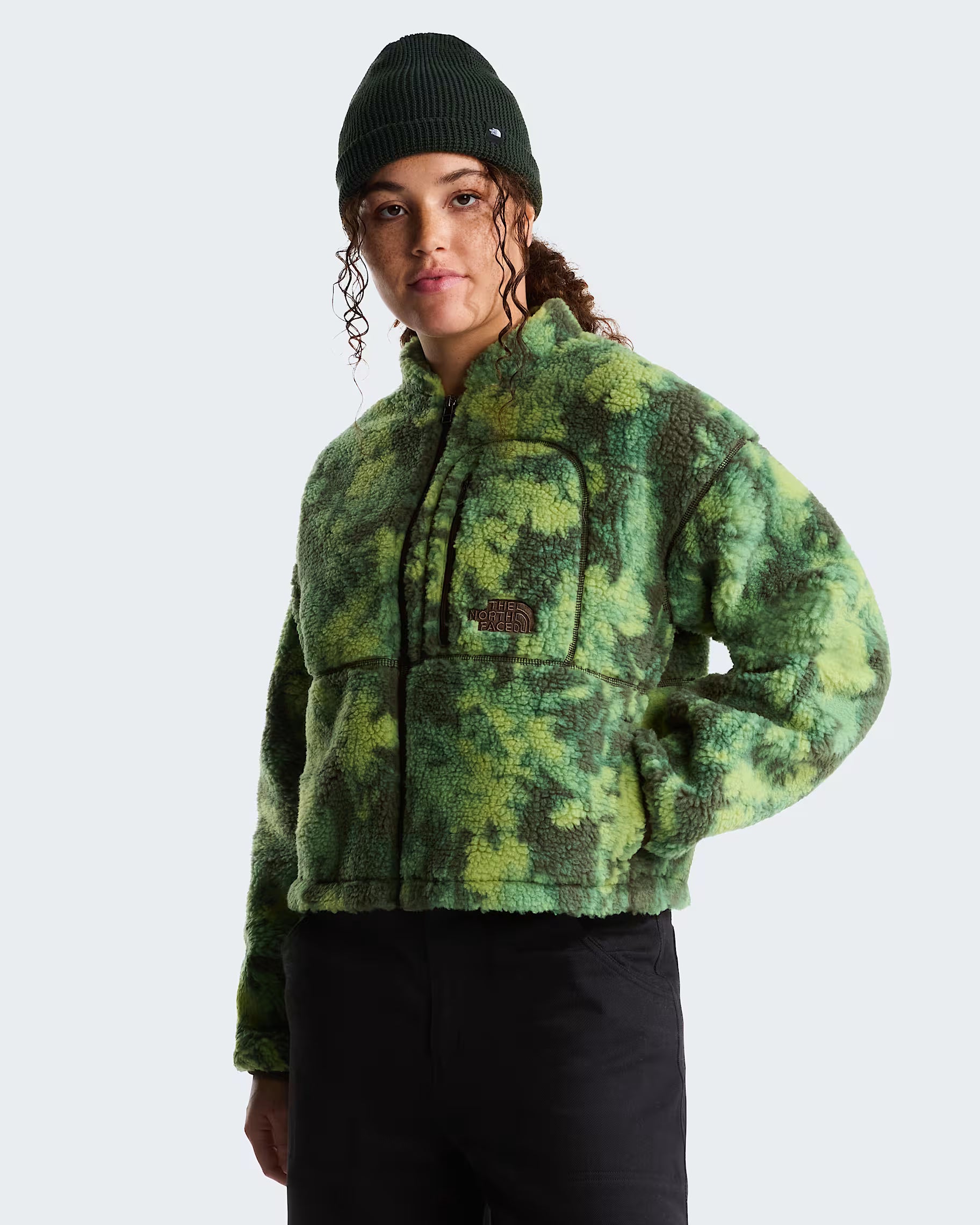 The North Face Extreme Pile 2 Printed – Giacca in Pile Donna - Woodland Green Yosemite Oak Print